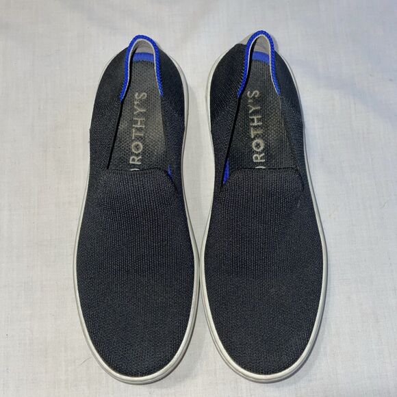 Rothy’s Women’s Casual Sneakers Size 6 M Black Fabric Going Out Party Comfort - Picture 4 of 12